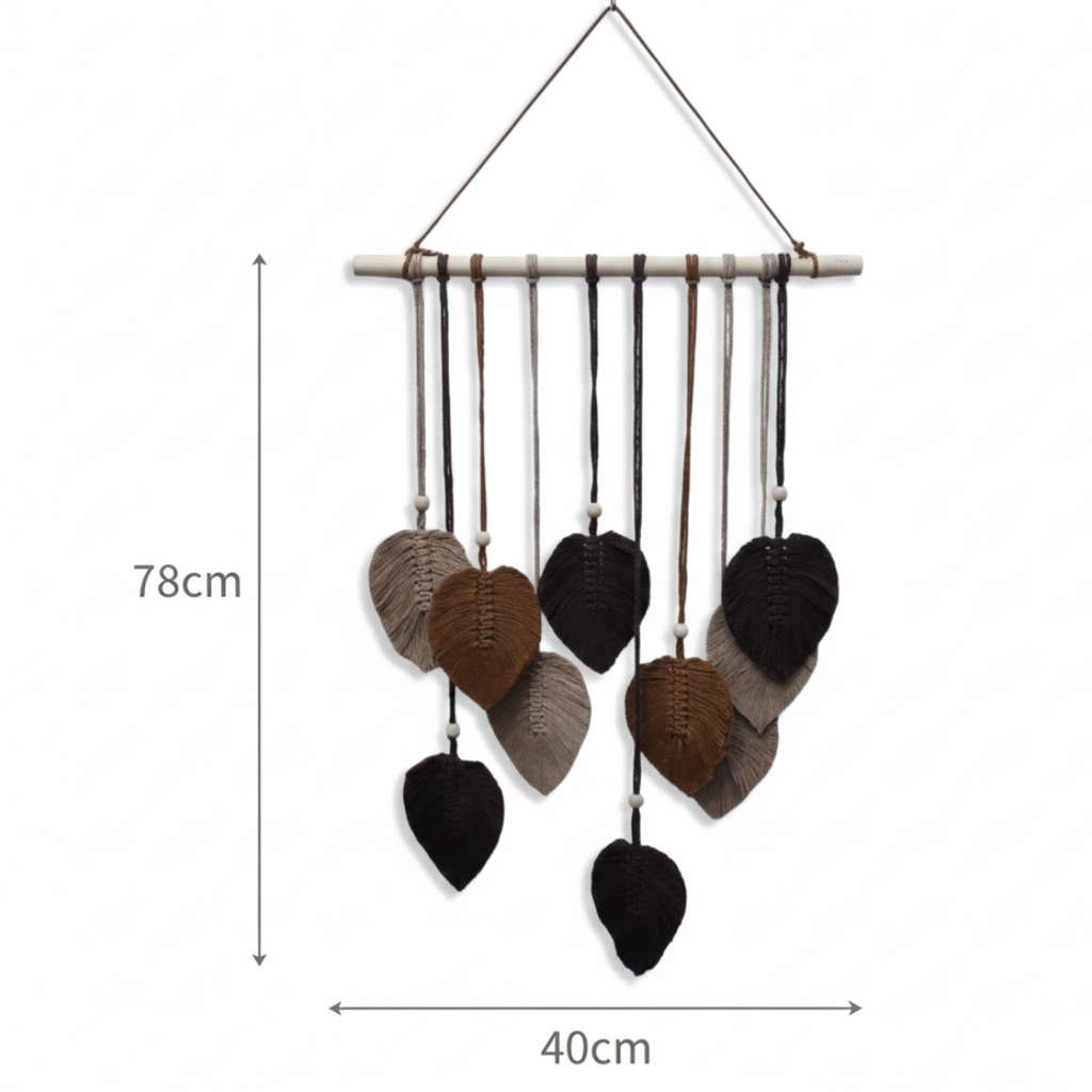 Apanhador de Sonhos: Folhas em Macramé