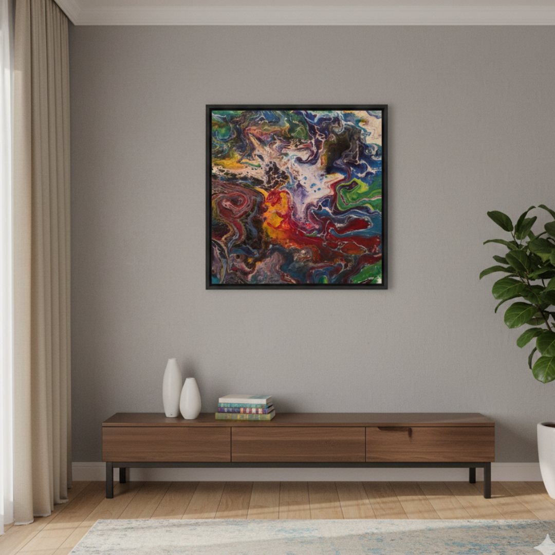 Pintura Fluida: O Fluxo da Consciência