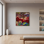 Pintura Fluida: Circo de Feras