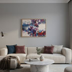 Pintura Fluida: Ecos da Nebulosa Carmim