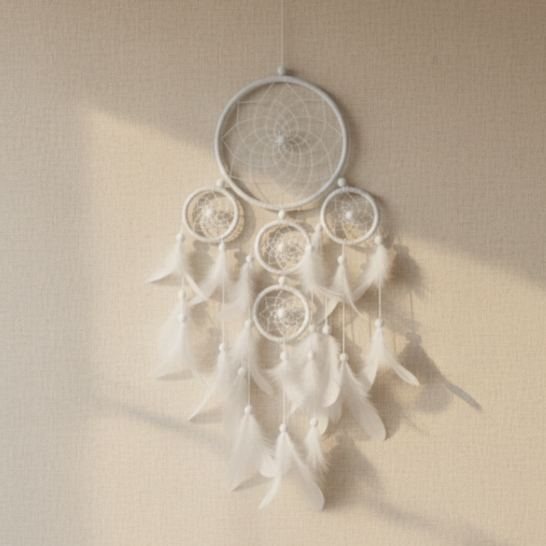 Apanhador de Sonhos: Guardião da Harmonia Branca