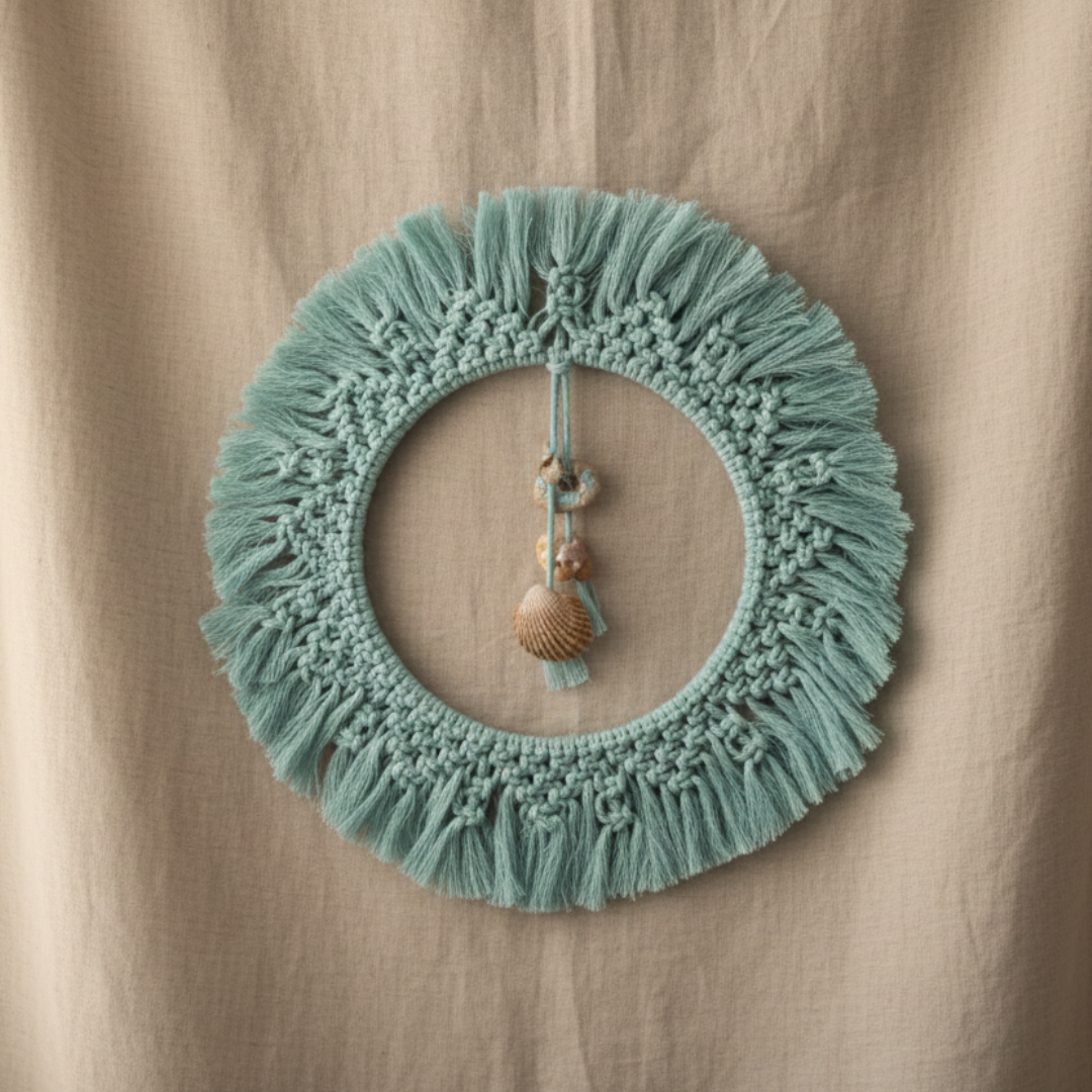 Corais de Algodão — O Ritmo das Marés no Seu Lar