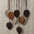 Apanhador de Sonhos: Folhas em Macramé