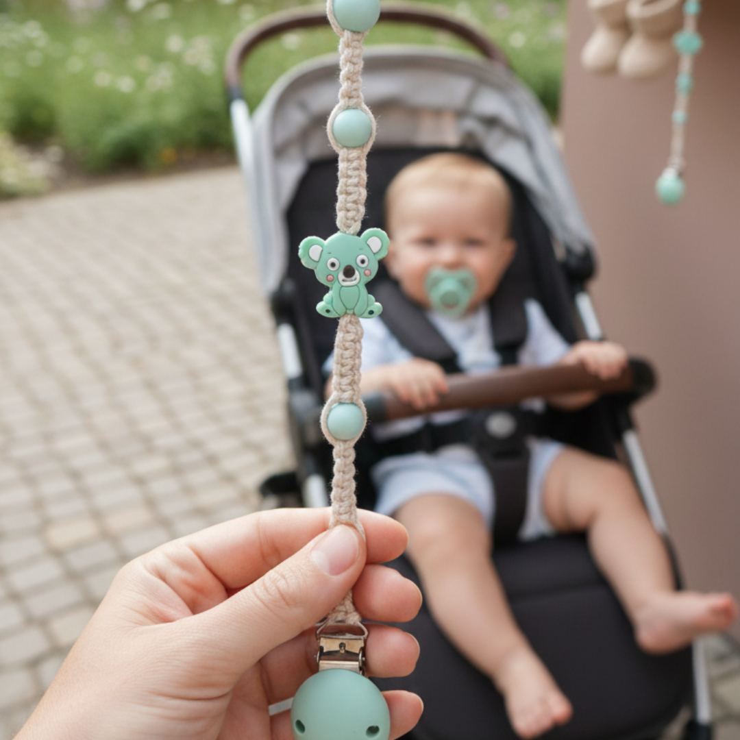 Prendedor de Chupeta: Amigo Coala