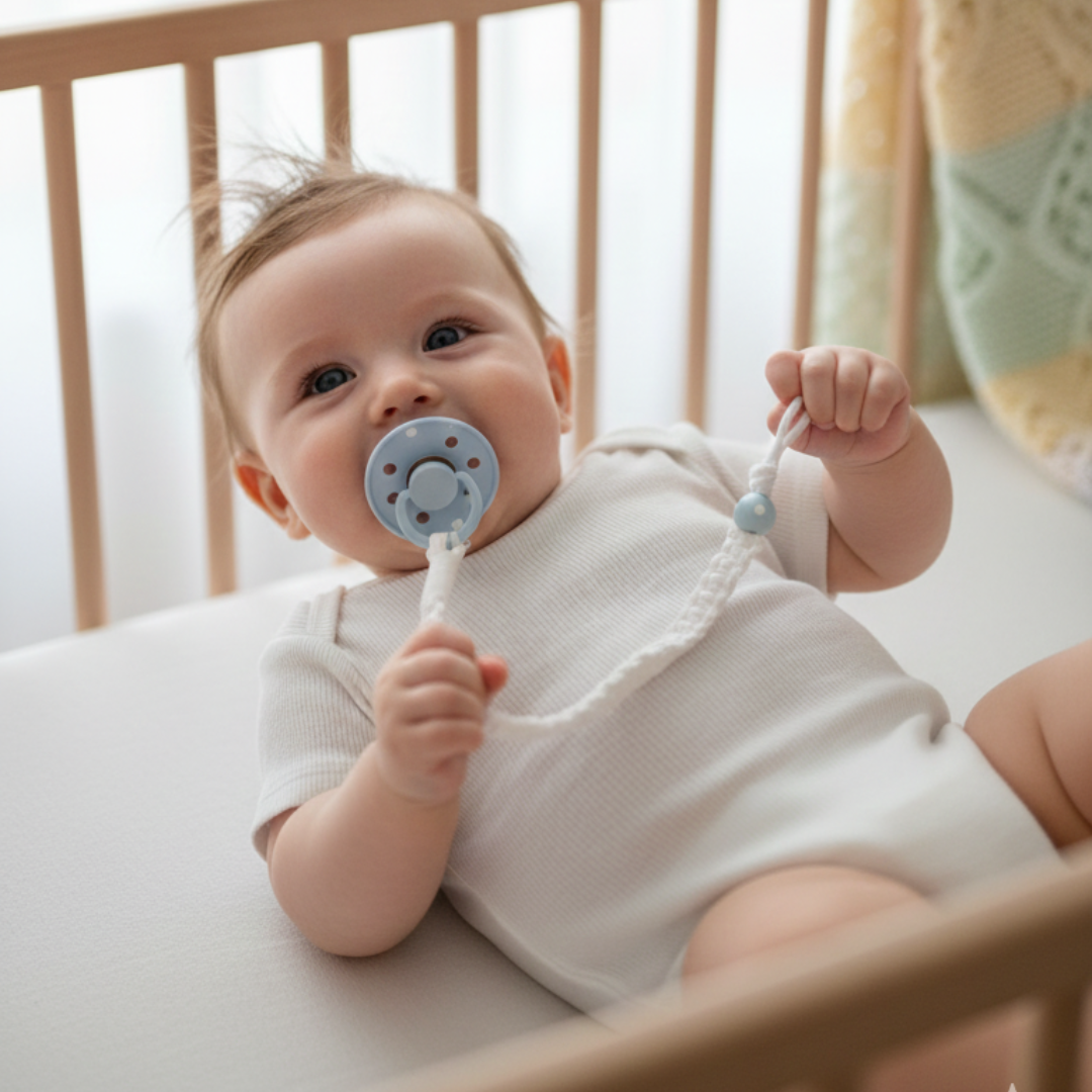 Prendedor de Chupeta: Céu Limpo