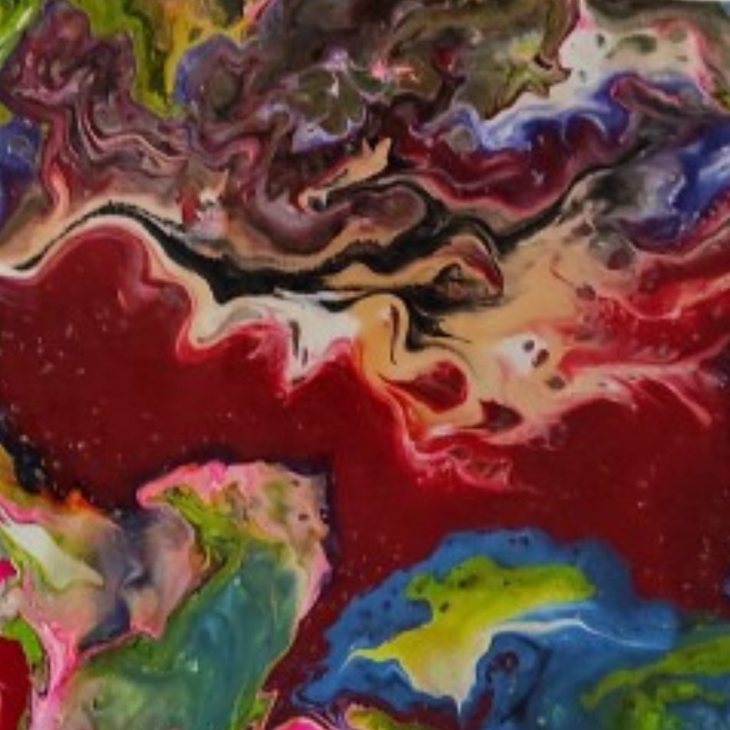 Pintura Fluida: Circo de Feras
