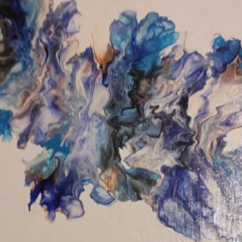 Pintura Fluida: Fossa das Marianas