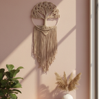 Árvore da Vida em Macramé — Raízes da Alma